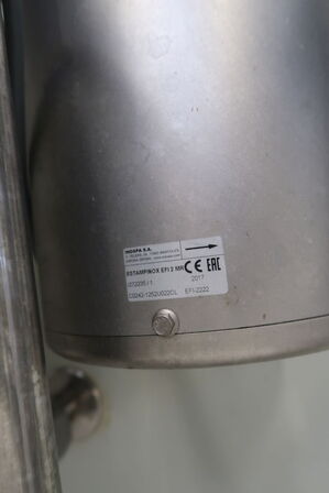 Mikserbeholder GJETTERMANN & NIELSEN med styring JUMO AQUIS 500 og pumpestation INOXPA ESTAMPINOX EFI 2 MR