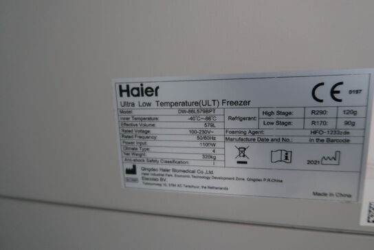 Lavtemperaturfryser HAIER DW-86L579BPT Ultra Low Temperature (ULT) Freezer