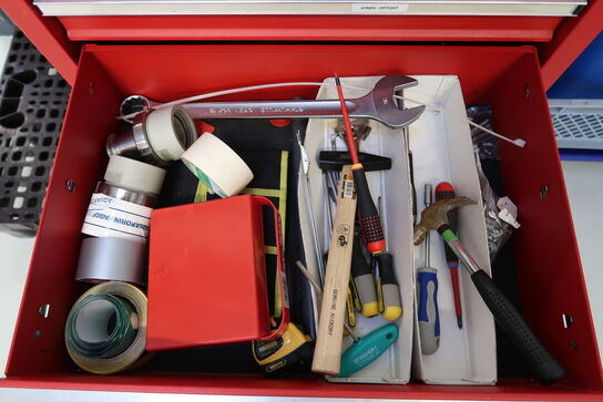 Værktøjsvogn med indhold TC STRASSE