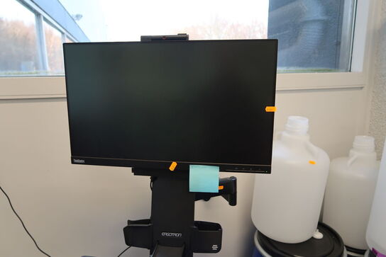 Computerskærm LENOVO ThinkCentre, tastatur, mus computer LENOVO ThinkCentre TIO24 Gen3 Touch