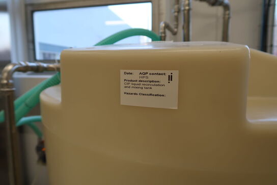 Tank med centrifugalpumpe INOXPA ESTAMPINOX EFI 2 MR