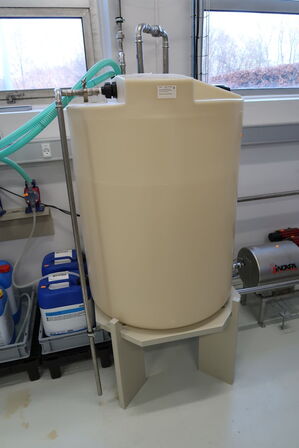 Tank med centrifugalpumpe INOXPA ESTAMPINOX EFI 2 MR