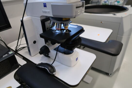 Laboratorie mikroskop CARL ZEISS Axio Scope A1, AxioCam MRc