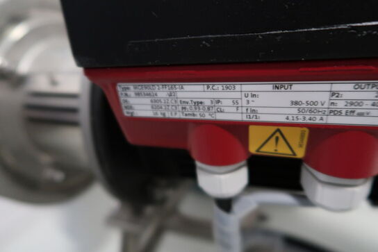 Hygienic pump GEA Hilge HYGIA I K KTY 40/40/2.2/2 med motor GRUNDFOS MGE90LD 2-FF165-IA