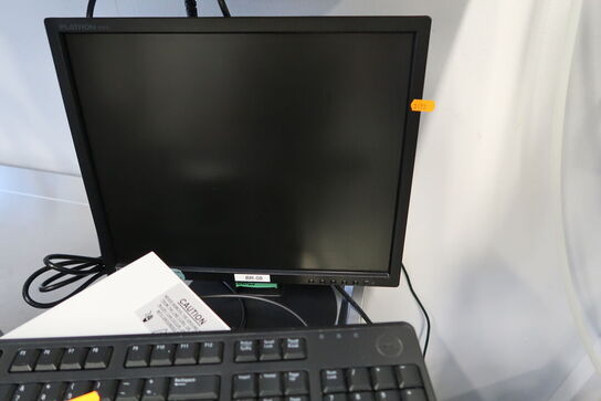 Computerskærm, tastatur, computer DELL Precision T3600