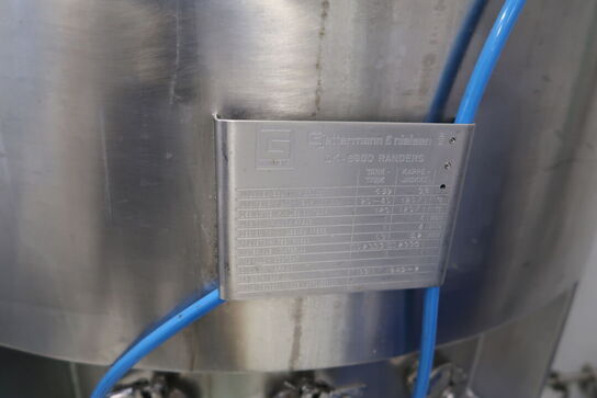 Mikserbeholder GJETTERMANN & NIELSEN med styring JUMO AQUIS 500 og pumpestation INOXPA ESTAMPINOX EFI 2 MR