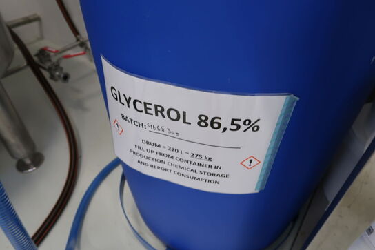 Dunk med glycerol samt pumpe WERTHEM P 400-A