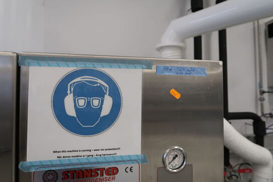 HP Homogeniser STANSTED High Pressure Homogeniser