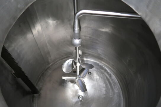 Mikserbeholder GJETTERMANN & NIELSEN med styring JUMO AQUIS 500 og pumpestation INOXPA ESTAMPINOX EFI 2 MR