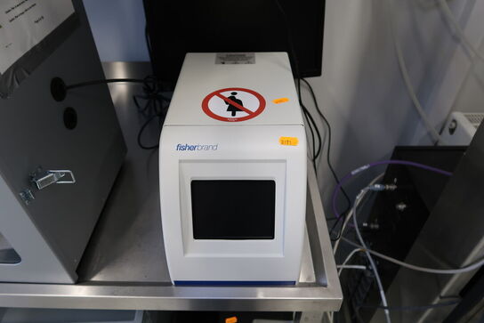 Støjkabine med testenhed QSONICA CL-334 og Sonic Dismembrator FISHER SCIENTIFIC FB705