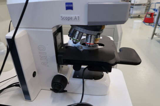 Laboratorie mikroskop CARL ZEISS Axio Scope A1, AxioCam MRc