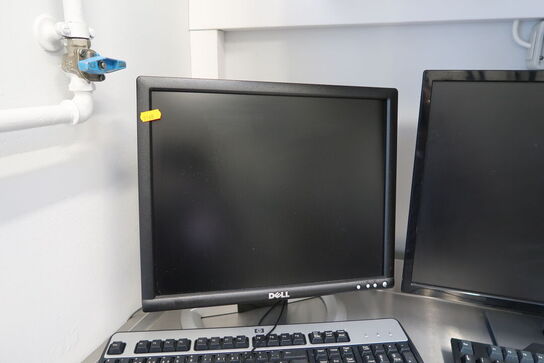 Computerskærm DELL, tastatur, mus, computer DELL Optiplex 9080