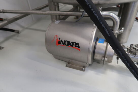 Mikserbeholder GJETTERMANN & NIELSEN med styring JUMO AQUIS 500 og pumpestation INOXPA ESTAMPINOX EFI 2 MR