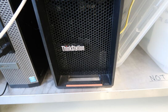 Computerskærm DELL, tastatur, mus, computer LENOVO ThinkStation P500