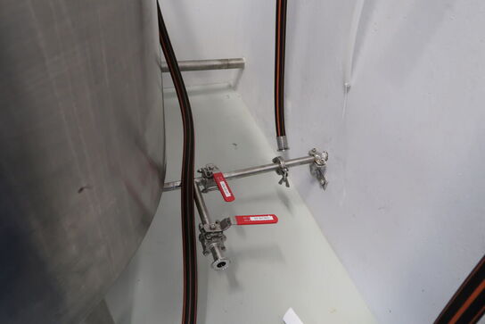 Mikserbeholder GJETTERMANN & NIELSEN med styring JUMO AQUIS 500 og pumpestation INOXPA ESTAMPINOX EFI 2 MR