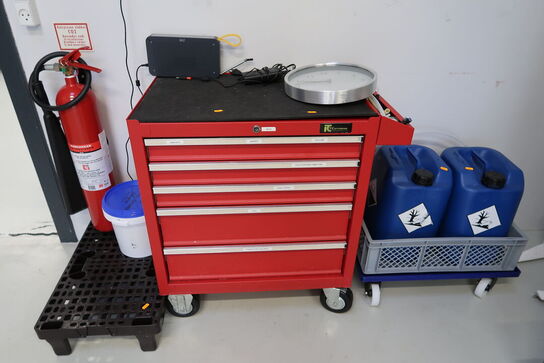 Værktøjsvogn med indhold TC STRASSE