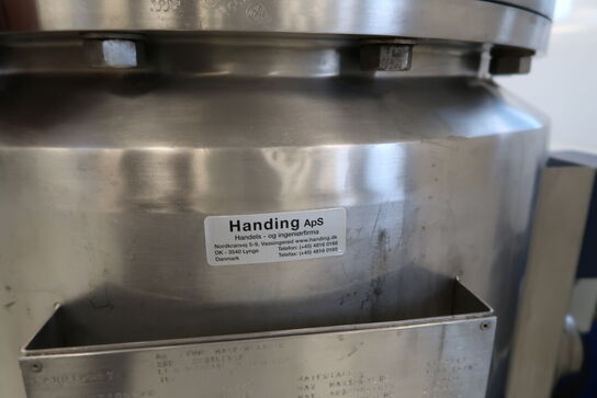 Mobil miksertank motor og måler APS RØNNE MASKINFABRIK med regulator JUMO AQUIS 500