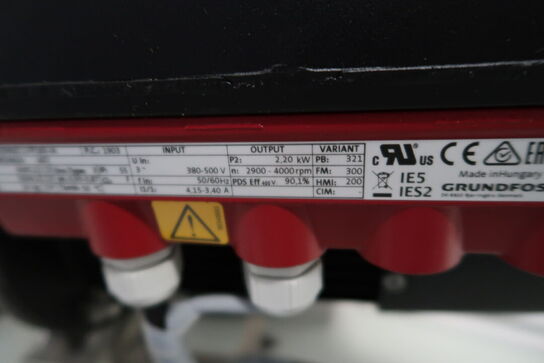 Hygienic pump GEA Hilge HYGIA I K KTY 40/40/2.2/2 med motor GRUNDFOS MGE90LD 2-FF165-IA