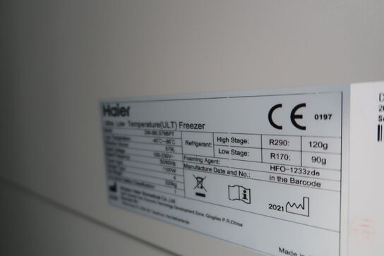 Lavtemperaturfryser HAIER DW-86L579BPT Ultra Low Temperature (ULT) Freezer