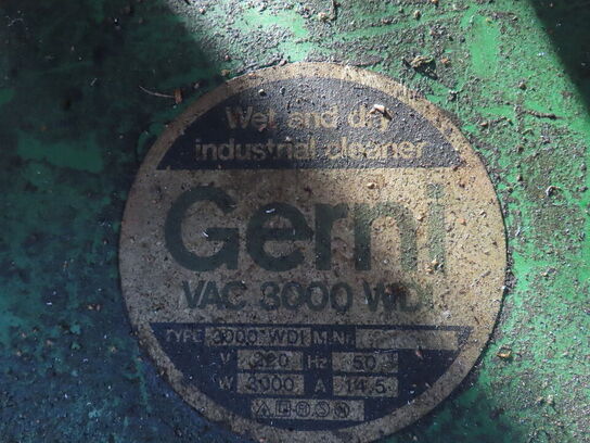 Industristøvsuger, GERNI VAC3000 WDI