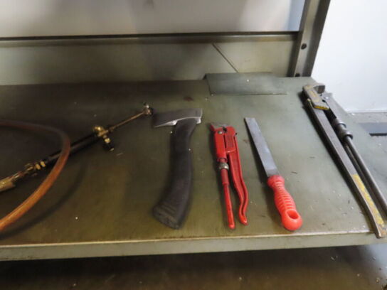 Værktøj og indhold på filebænken