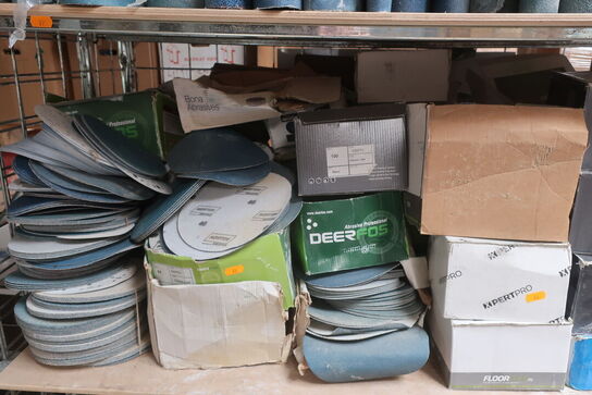 Parti slibeartikler (skiver m.v.) - Se billeder!