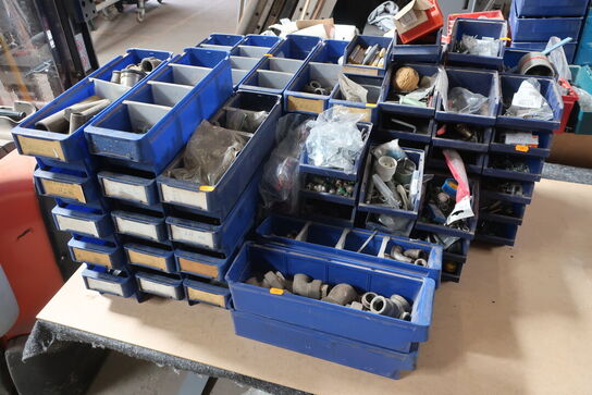 Div. bolte, møtrikker, fittings m.v. (se billeder)