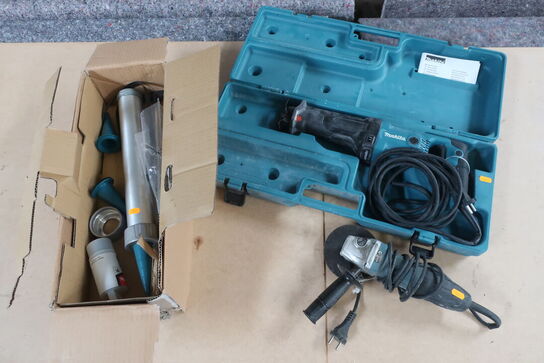 Elværktøj MAKITA bajonetsav, vinkelsliber m.v.