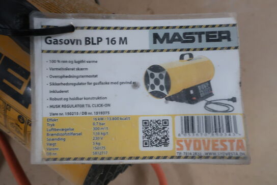 Varmekanon/gasovn MASTER BLP 16 M