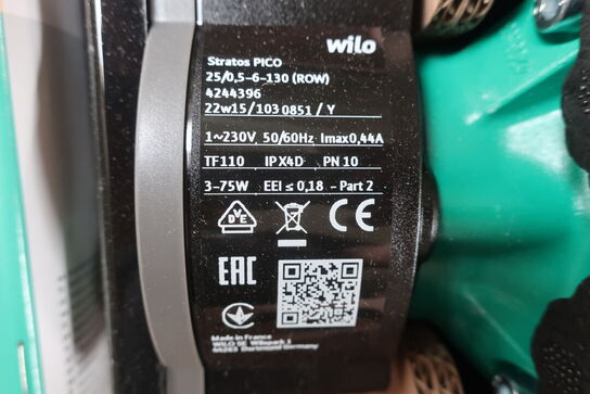 Cirkulationspumpe WILO Stratos PICO