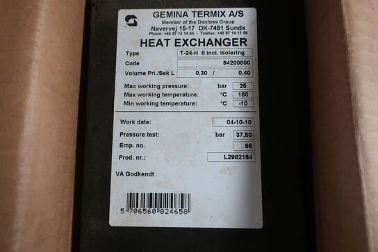 Varmeveksler GEMINA TERMIX, elskruetrækker WIHA m.v.