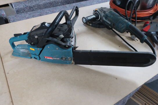 El- og benzinværktøj MAKITA kædesav og vinkelsliber