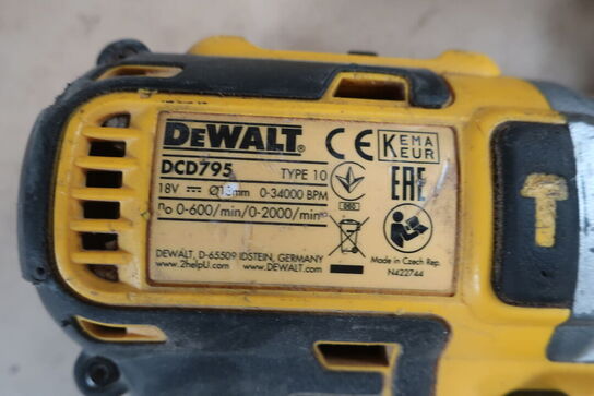 Elværktøj DEWALT sliber og skruemaskiner