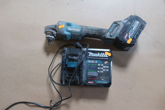 Vinkelsliber MAKITA inkl. batteri og lader