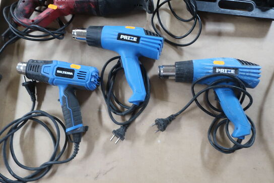 El- og luftværktøj (se billeder)