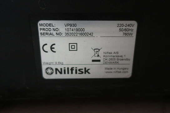 Støvsuger NILFISK VP930