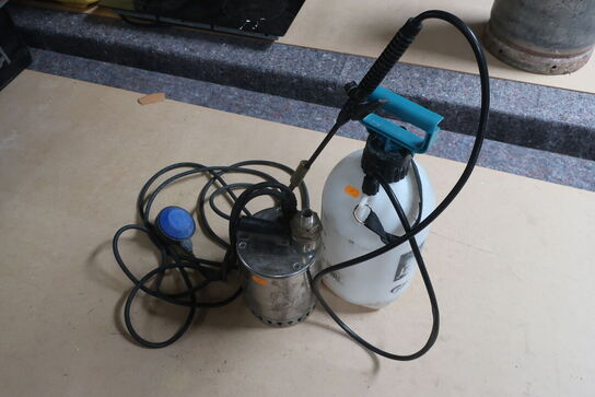 Dykpumpe GRUNDFOS UNILIFT KP250 & giftsprøjte