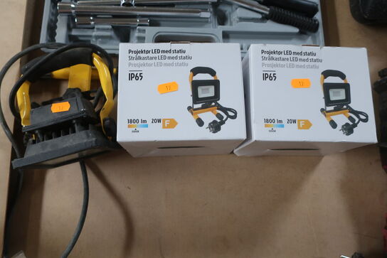 Topnøglesæt & arbejdslamper