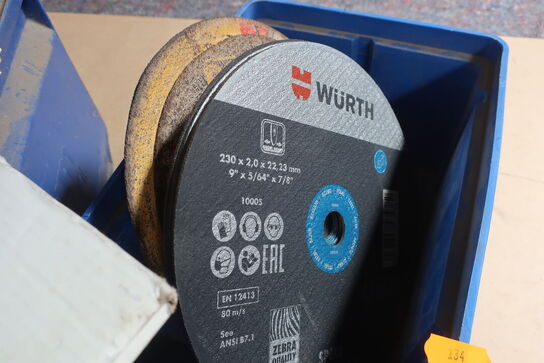 Savklinger, slibeskiver m.v.