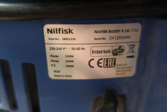 Støvsuger (våd/tør) NILFISK Buddy II 18T