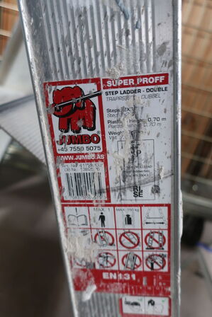 2 stk. 3 trins alustiger JUMBO & ELKOP