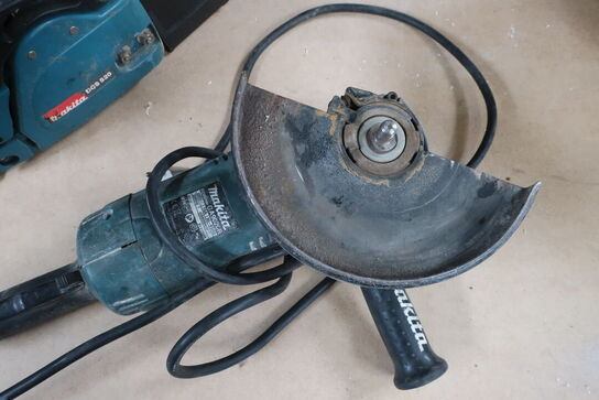 El- og benzinværktøj MAKITA kædesav og vinkelsliber