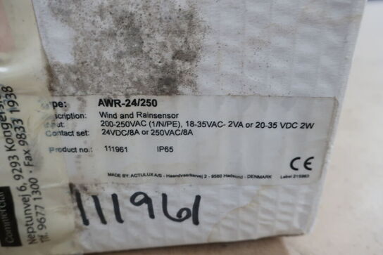 Div. ACTULUX tilbehør bl.a. vind- og regnføler