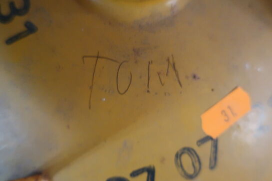 11 kg stålgasflaske (tom) m. gasslange