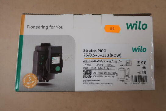 Cirkulationspumpe WILO Stratos PICO