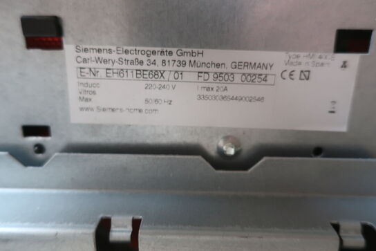 Keramisk kogeplade SIEMENS EH611BE68X