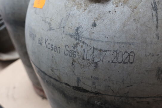 3 stk. gasflasker til truckgas