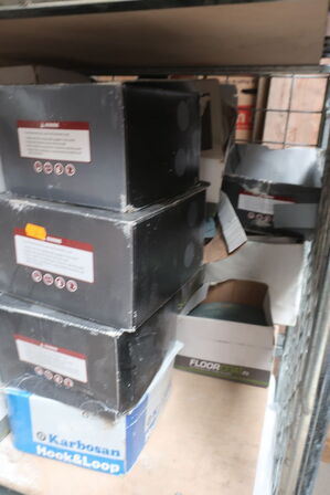 Parti slibeartikler (skiver m.v.) - Se billeder!