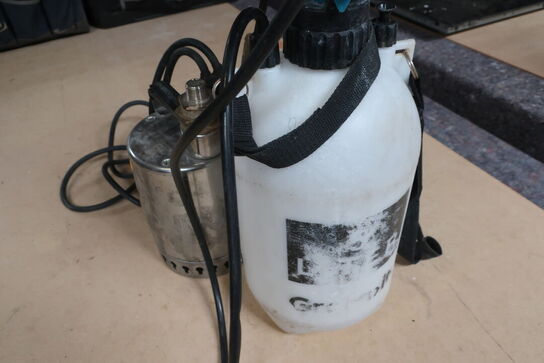 Dykpumpe GRUNDFOS UNILIFT KP250 & giftsprøjte