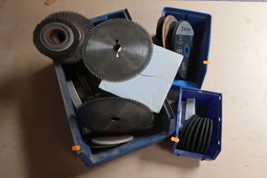 Savklinger, slibeskiver m.v.